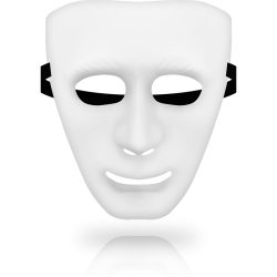Ohmama - masks máscara blanca talla única