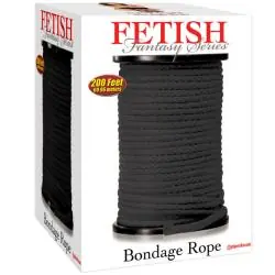 Fetish fantasy series - series bondage cuerda seda negro 60.96 metros Fetish fantasy series - series bondage cuerda seda negro 60.96 metros