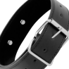 Darkness collar de postura con cadena leather - 3