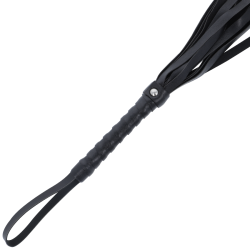 Darkness - látigo bondage negro 45 cm