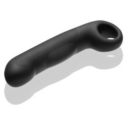 Electrastim - ovid silicone negro dildo