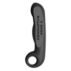 Electrastim - ovid silicone negro dildo