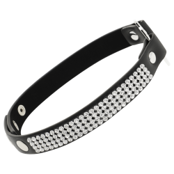 Coquette chic desire - choker cuero vegano corazon