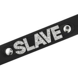 Coquette chic desire - choker cuero vegano slave