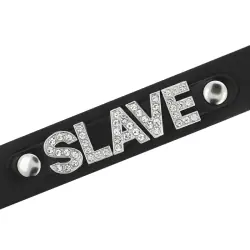 Coquette chic desire - choker cuero vegano slave