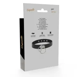 Coquette chic desire - choker cuero vegano doble anilla Coquette chic desire - choker cuero vegano doble anilla