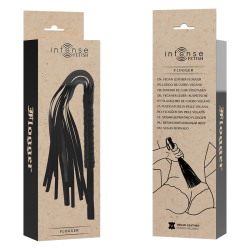 Intense - fetish látigo de cuero vegano