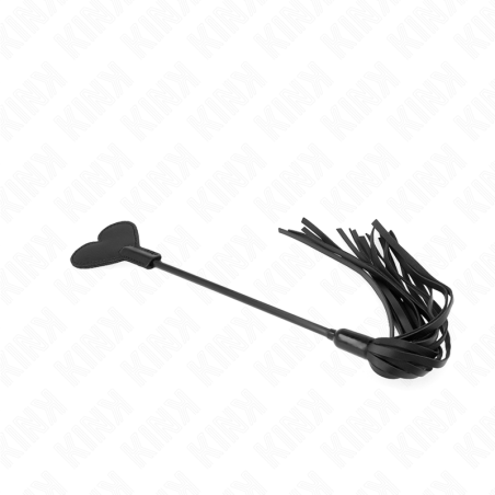 Kink - látigo de gama con paleta corazón 35 cm - 1