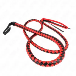 Kink - látigo de serpiente largo rojo 210 cm Kink - látigo de serpiente largo rojo 210 cm