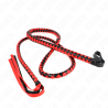 Kink - látigo de serpiente largo rojo 210 cm - 3