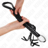 Kink - látigo de serpiente con anillo de mano negro 65 cm - 3