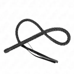 Kink - látigo largo con cuentas 110 cm