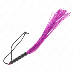 Kink - mini látigo de silicona con agarre 6 bolas morado 26 cm Kink - mini látigo de silicona con agarre 6 bolas morado 26 cm