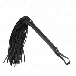 Kink - látigo con mango texturizado negro 48.5 cm