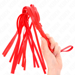 Kink - látigo simple rojo 45 cm
