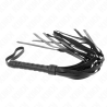 Kink - látigo simple negro 45 cm - 4