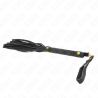 Kink - látigo mini piel de ante negro 30 cm - 5