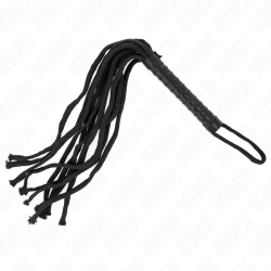 Kink - látigo de cuerda negro 56 cm