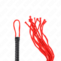 Kink - látigo de cuerda rojo 56 cm