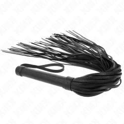 Kink - látigo pvc blando negro 70 cm