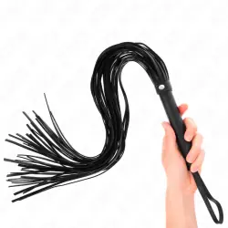 Kink - látigo pvc blando negro 70 cm