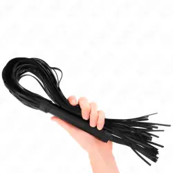 Kink - látigo pvc blando negro 70 cm