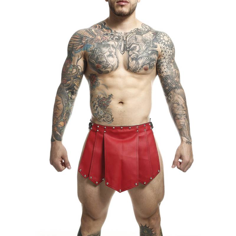 Mob - dngeon falda romana roja talla única - - 1