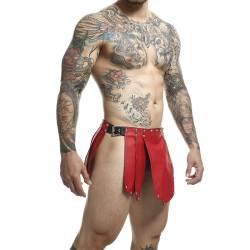 Mob - dngeon falda romana roja talla única - - 2