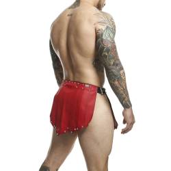 Mob - dngeon falda romana roja talla única - - 4