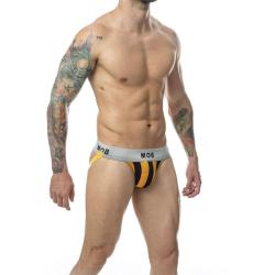 Mob - jock clasico stripe naranja talla s