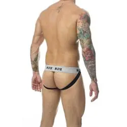 Mob - jock clasico stripe blanco talla s