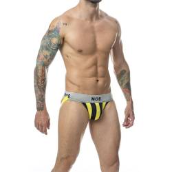 Mob - jock clasico stripe amarillo tallas - - 3 Mob - jock clasico stripe amarillo tallas - - 3