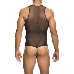 Mob - bodysheer transparte negro talla s/m
