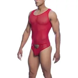Mob - bodysheer transparte rojo talla s/m Mob - bodysheer transparte rojo talla s/m