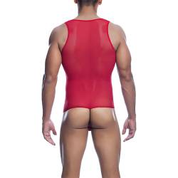 Mob - bodysheer transparte rojo tallas - - 4 Mob - bodysheer transparte rojo tallas - - 4