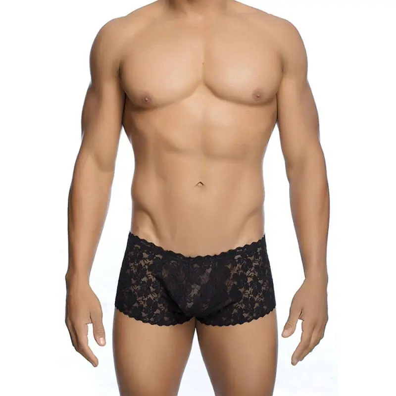 Mob - boxer encaje negro talla s/m Mob - boxer encaje negro talla s/m