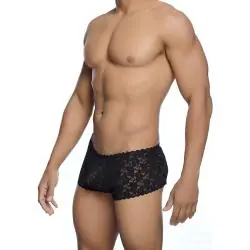Mob - boxer encaje negro talla s/m Mob - boxer encaje negro talla s/m