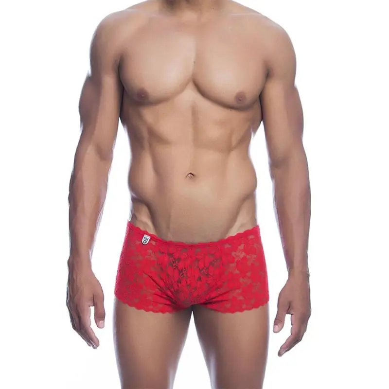 Mob - boxer encaje rojo talla s/m Mob - boxer encaje rojo talla s/m