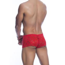 Mob - boxer encaje rojo talla s/m