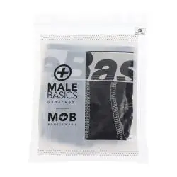 Mob - tanga negro con forma de lagrima talla s/m