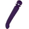 Nalone Yoni, masajeador de doble cabezal morado en diagonal