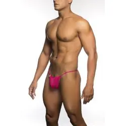 Mob - tanga de encaje rosa talla s/m Mob - tanga de encaje rosa talla s/m