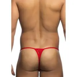 Mob - tanga de encaje rojo talla s/m