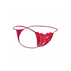 Mob - tanga de encaje rojo tallas - 11