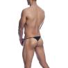 Mob - v-string de microfibra negra tallas - 3