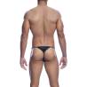 Mob - v-string de microfibra negra tallas - 4
