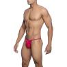 Mob - v-string de microfibra roja tallas - 2