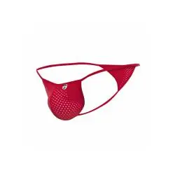 Mob - v-string de microfibra roja talla s/m