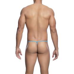 Mob - tanga transparente con forma de t aqua tallas - - 3