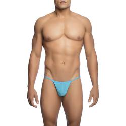 Mob - tanga transparente con forma de t aqua tallas - 6